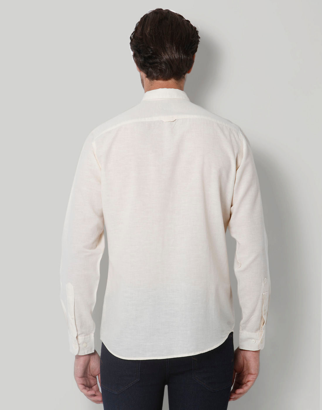 White Full Sleeves Shirt