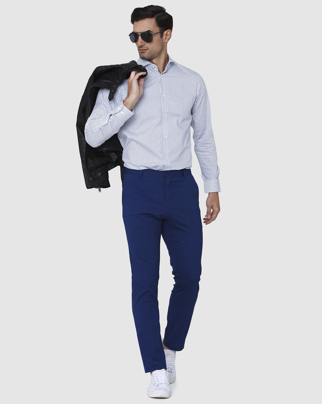Blue Formal Trousers