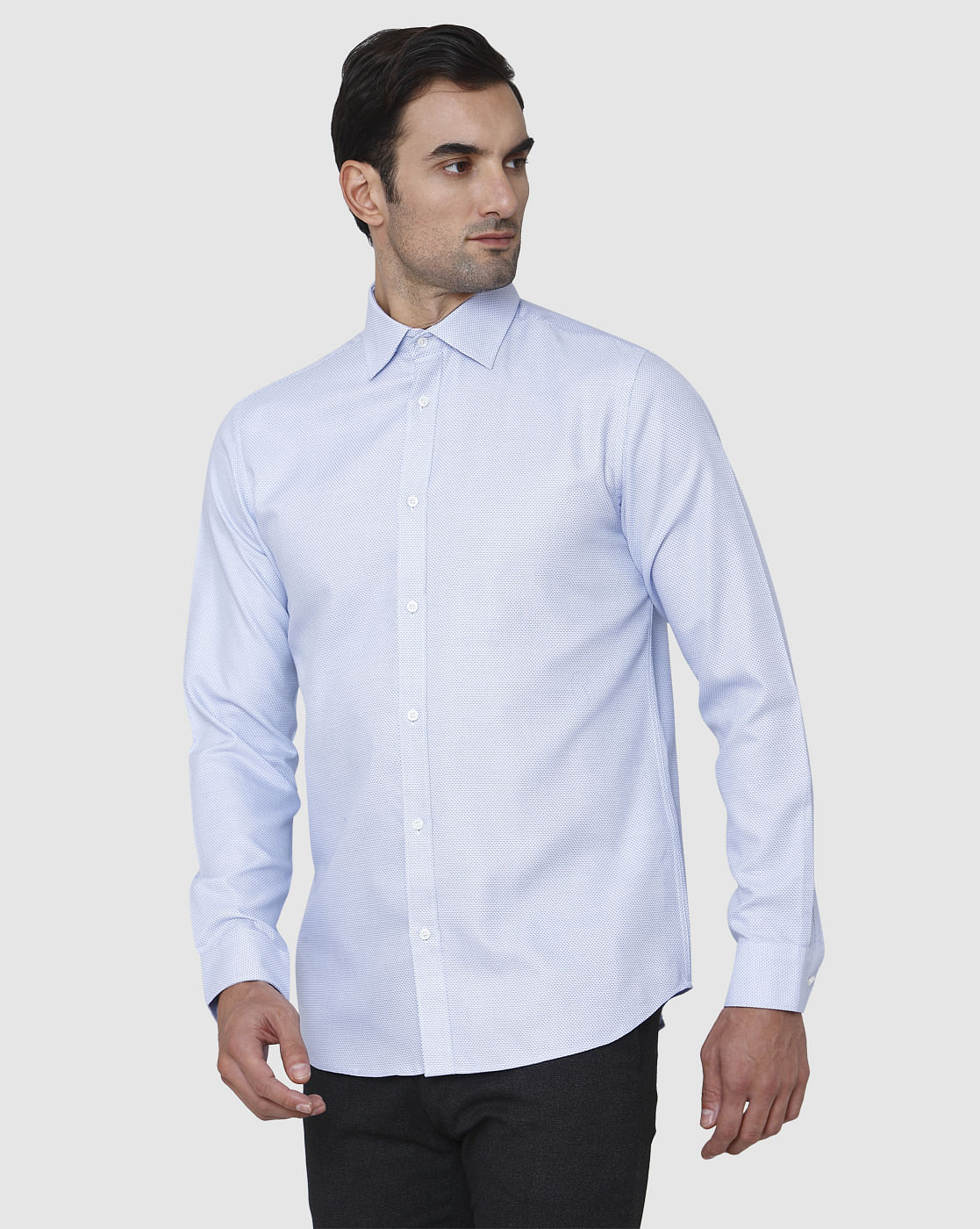 Blue Full Sleeves Shirt