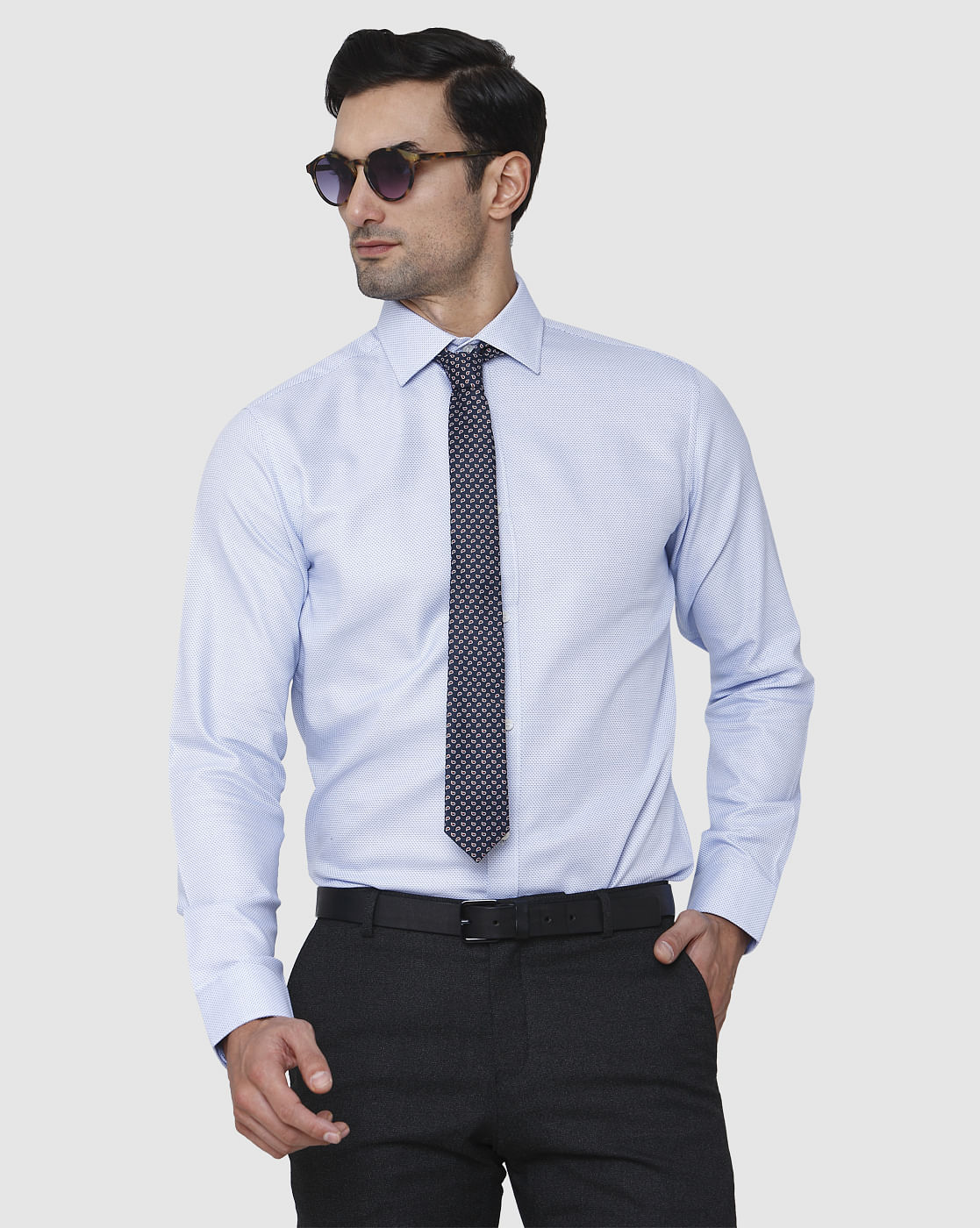 Blue Full Sleeves Shirt