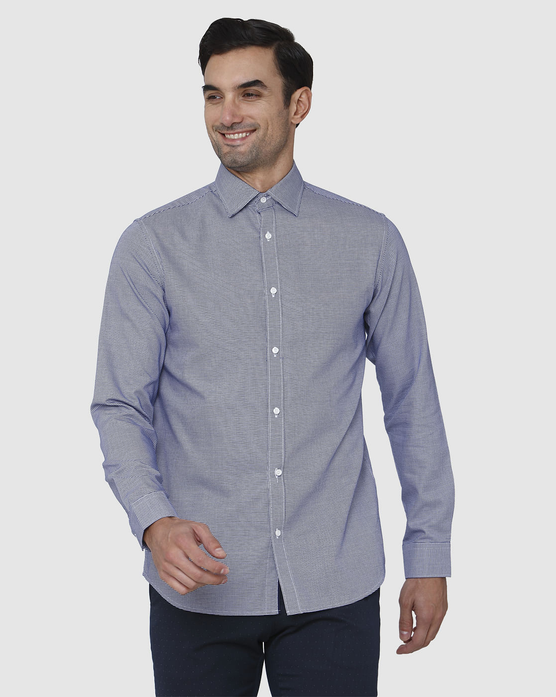 Blue Full Sleeves Shirt