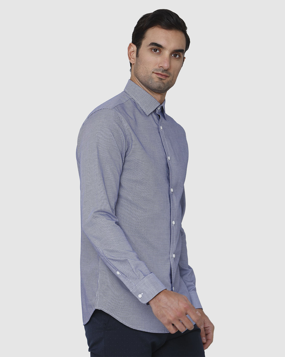 Blue Full Sleeves Shirt