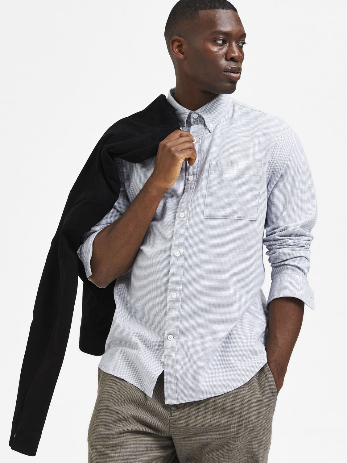 White Full Sleeves Shirt