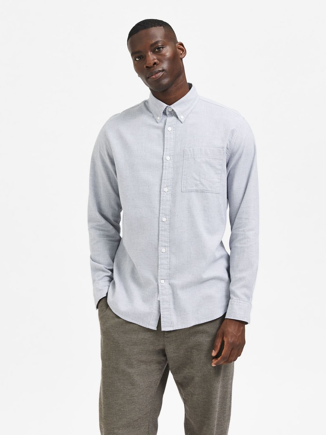 White Full Sleeves Shirt