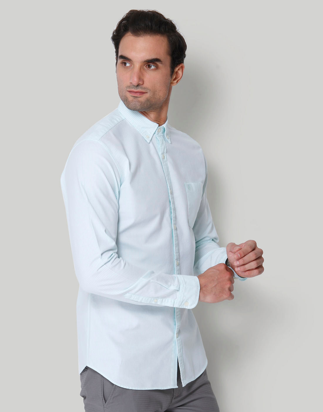 Green Full Sleeves Shirt