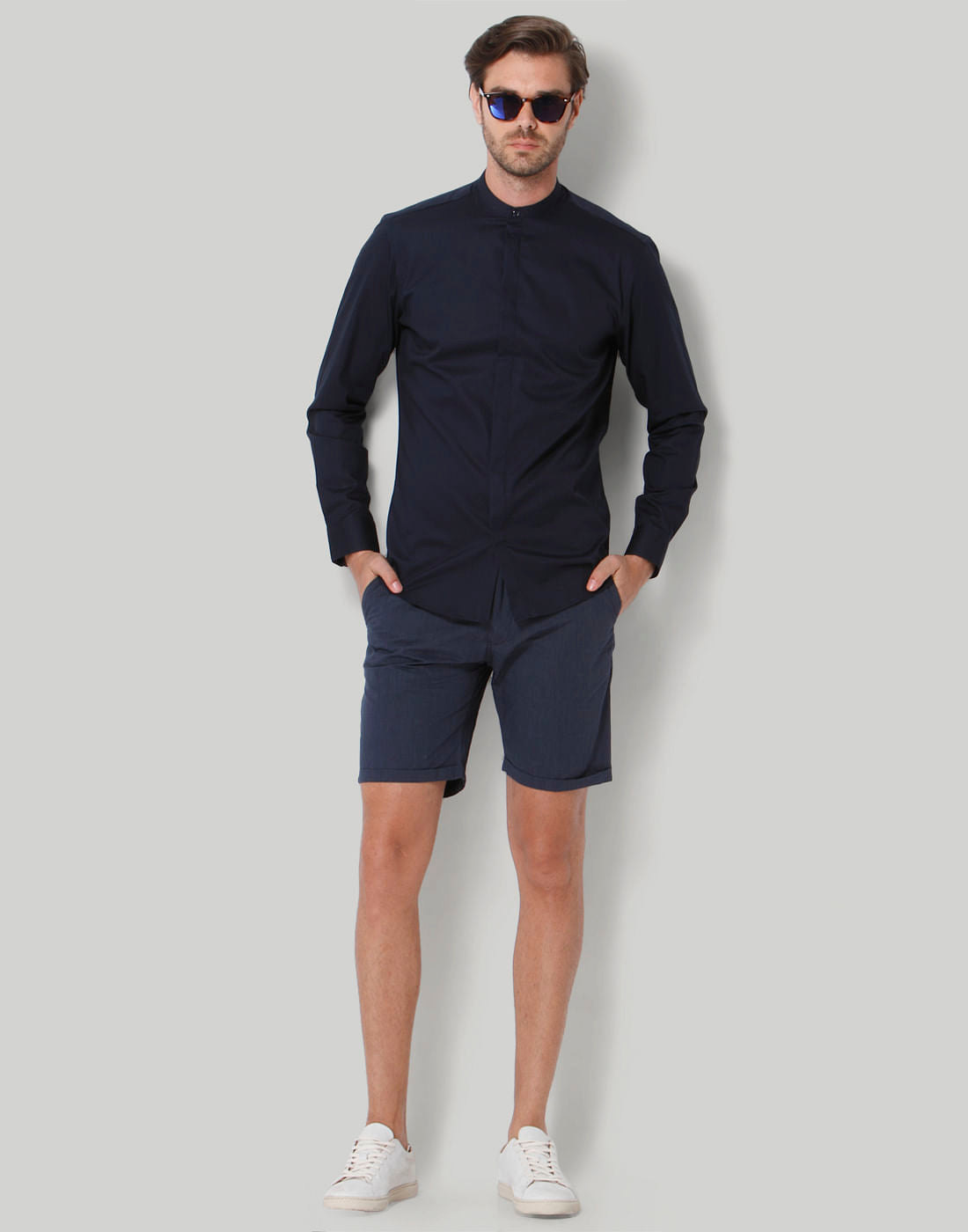Blue Full Sleeves Shirt