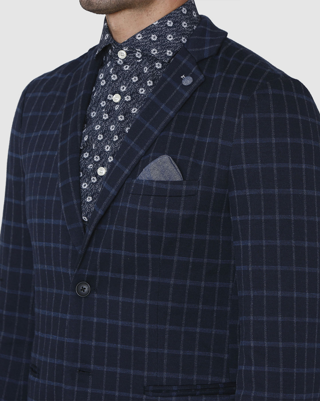 Blue Check Blazer