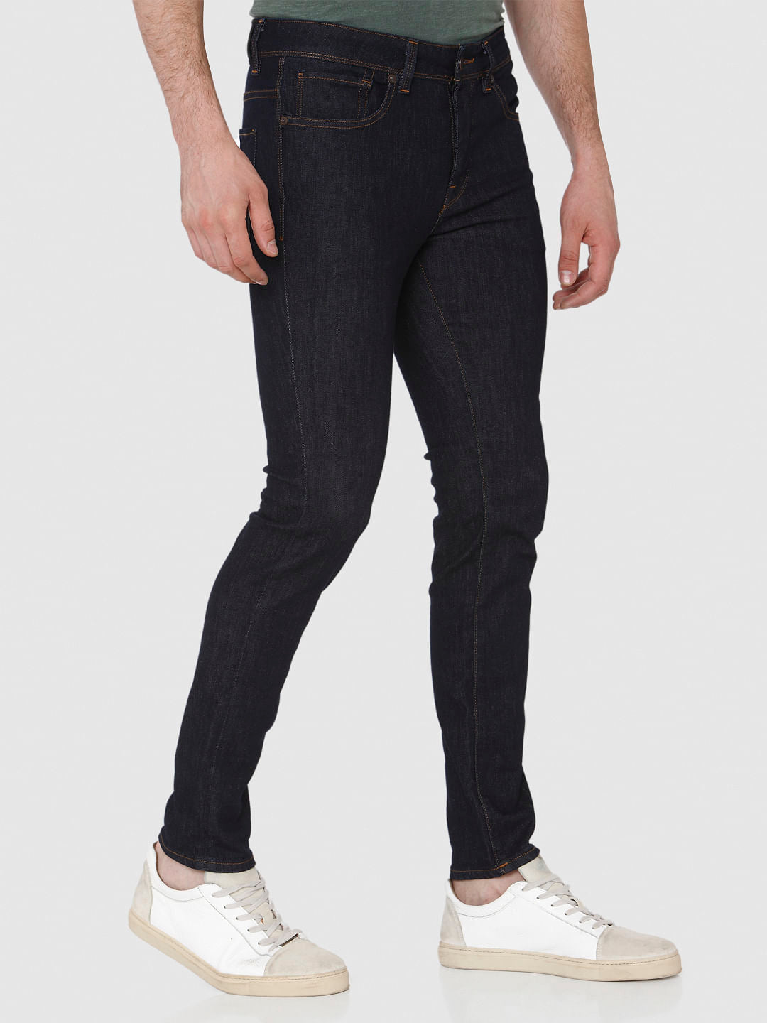Dark Blue Pete Skinny Fit Jeans