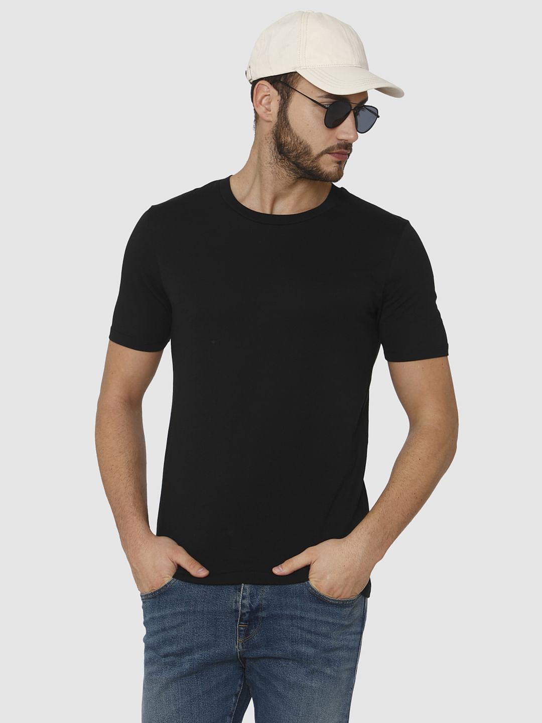 Black Crew Neck T-Shirt