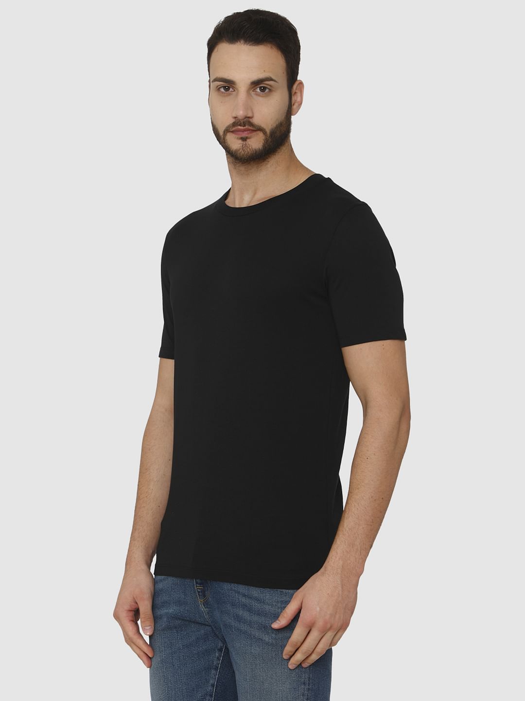 Black Crew Neck T-Shirt
