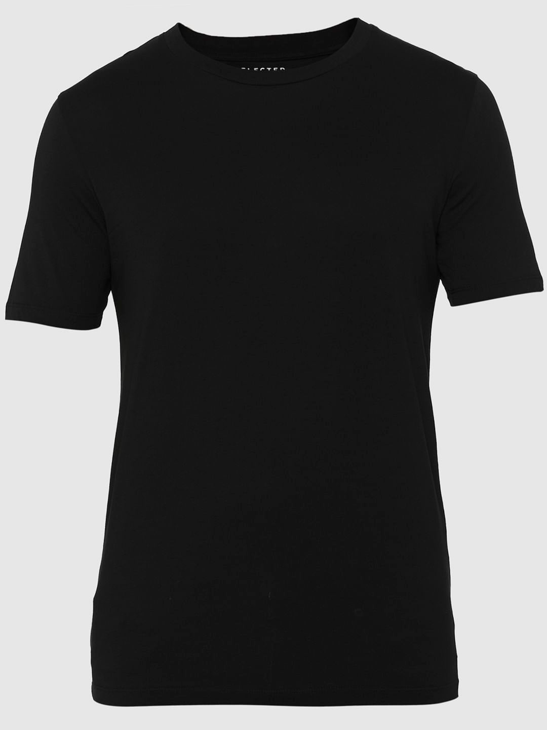 Black Crew Neck T-Shirt