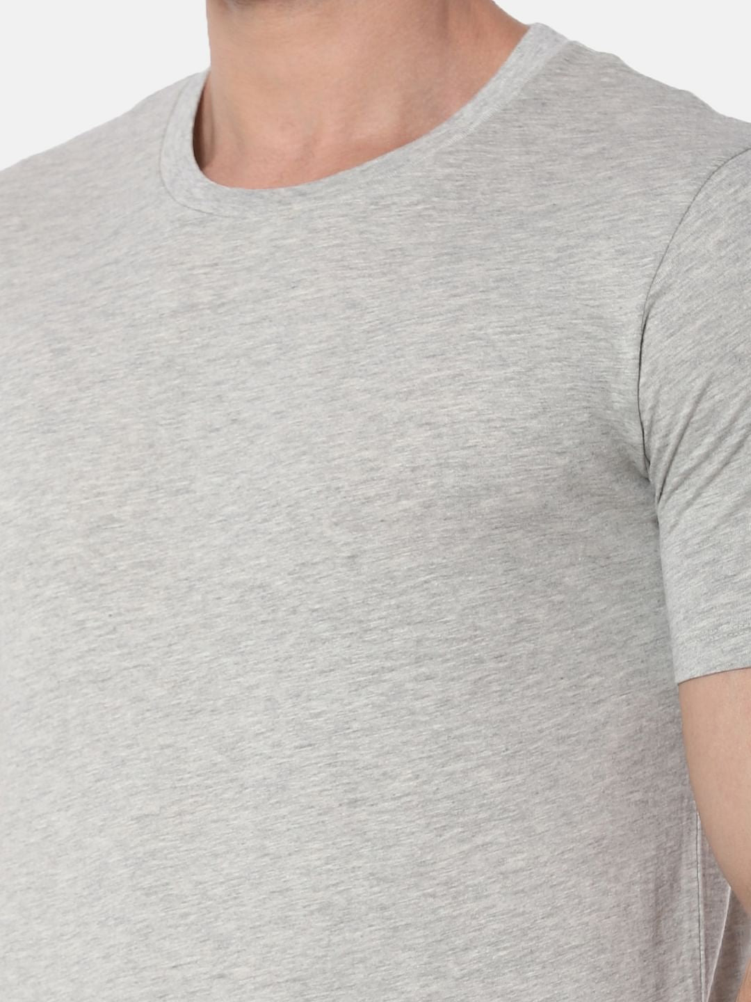 Light Grey Crew Neck T-Shirt