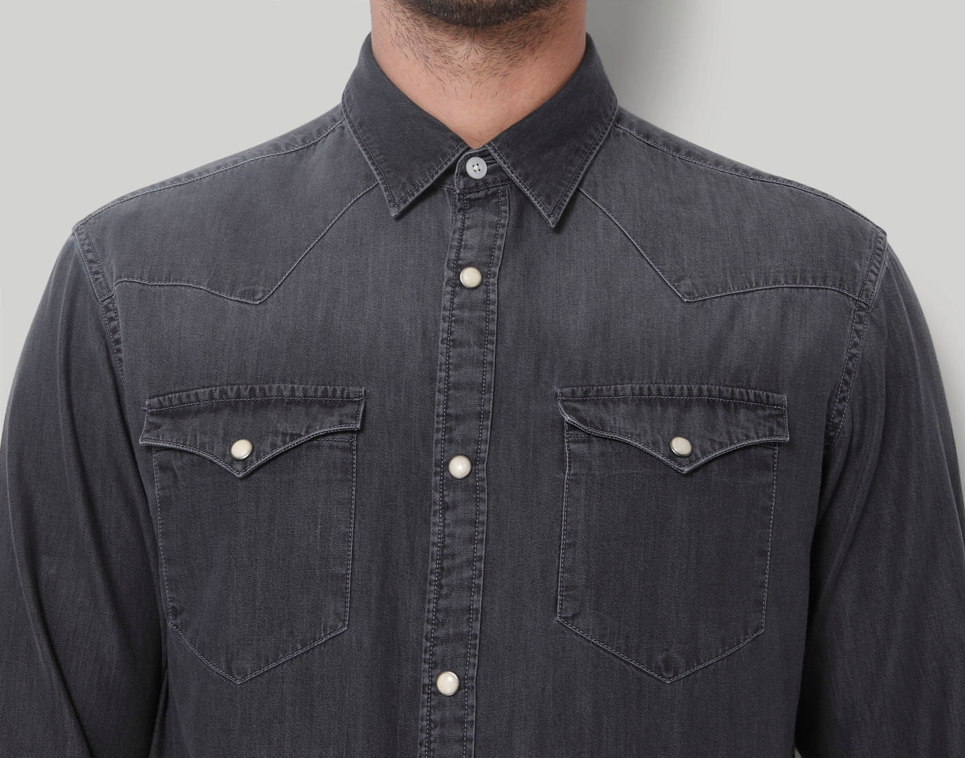Grey Full Sleeves Shirt