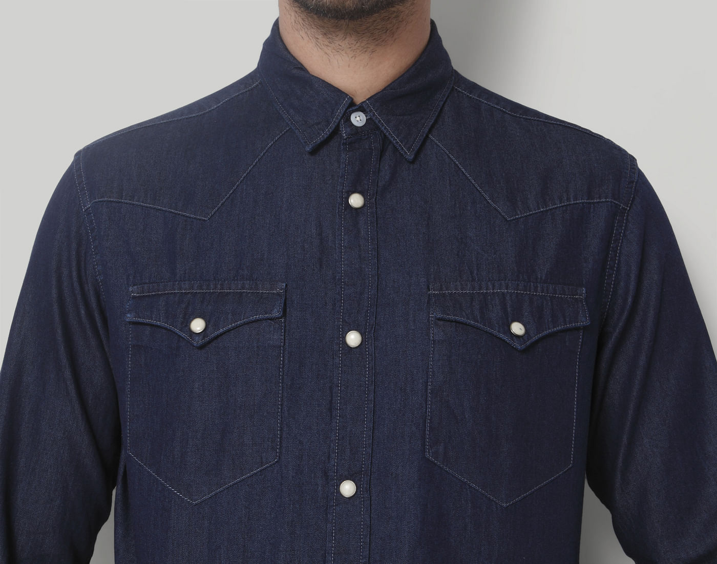 Blue Full Sleeves Shirt