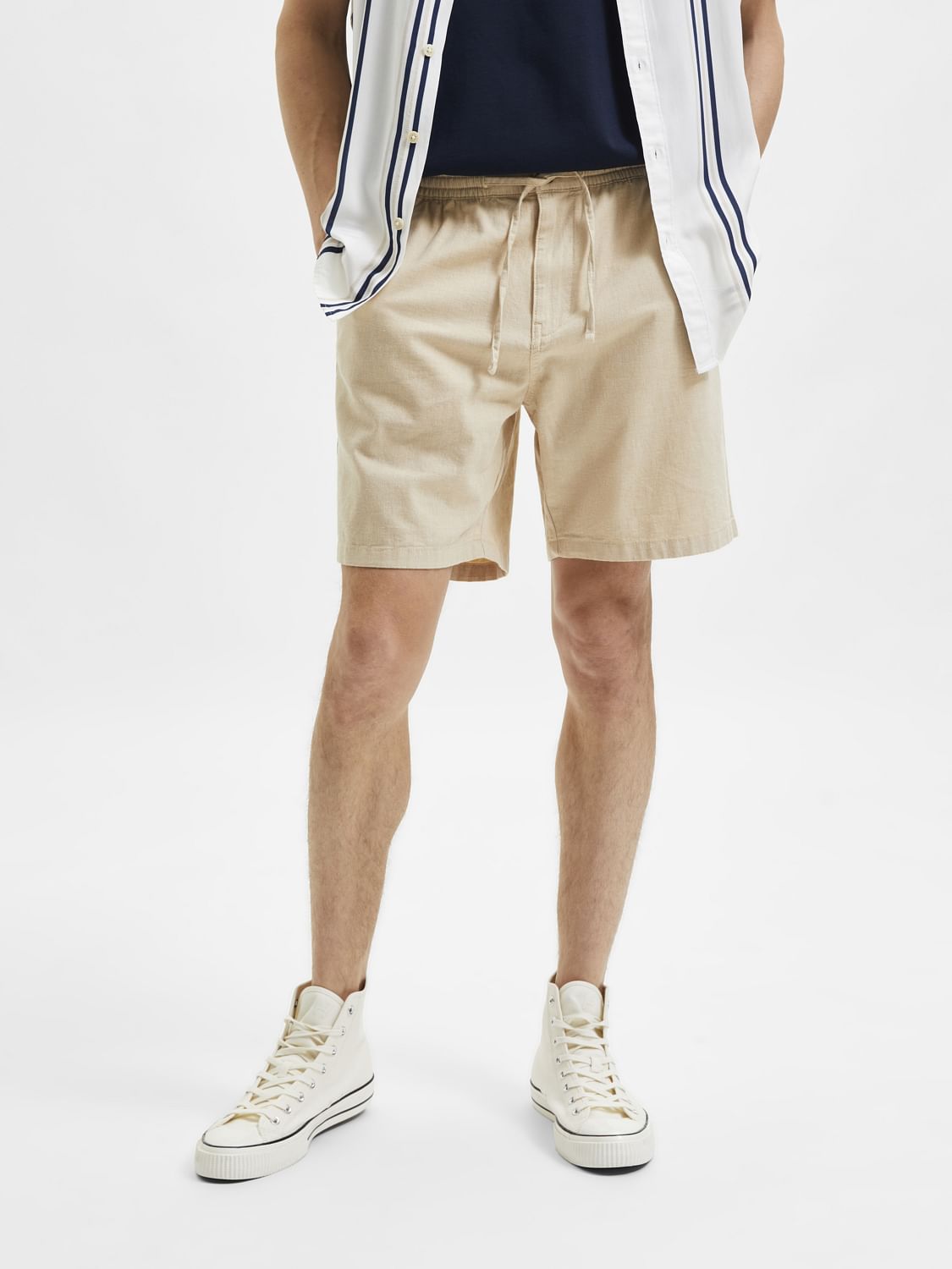 Beige Shorts