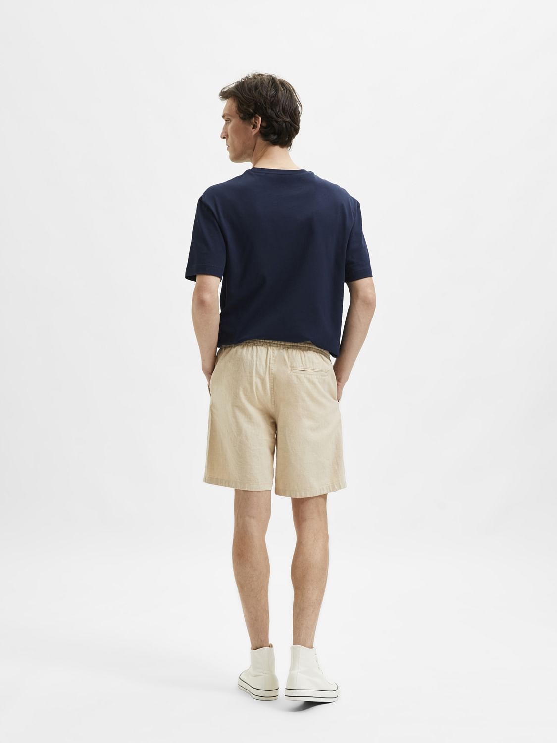 Beige Shorts