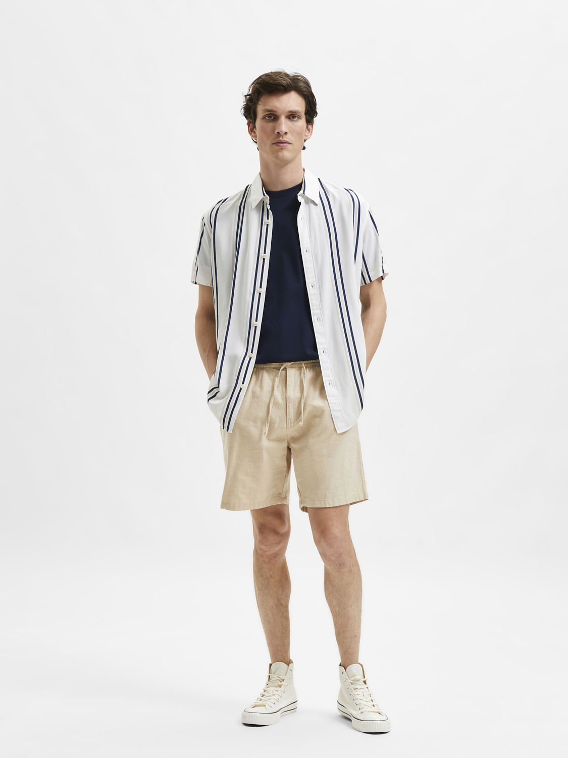 Beige Shorts