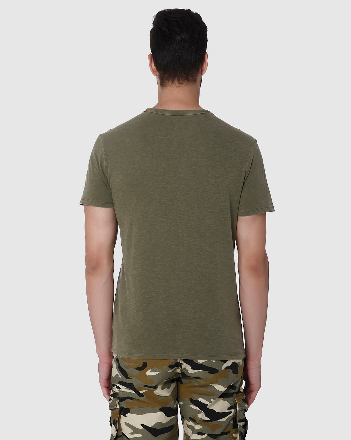 Green Crew Neck T-Shirt
