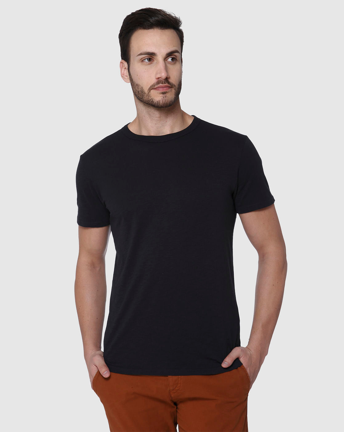 Black Crew Neck T-Shirt