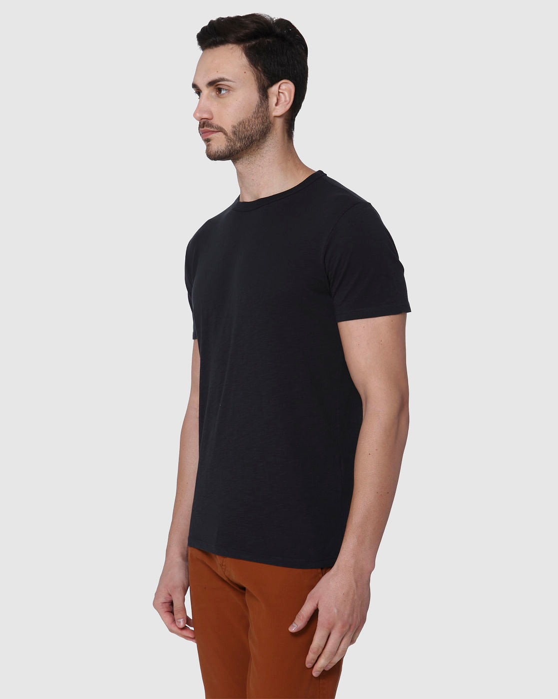 Black Crew Neck T-Shirt