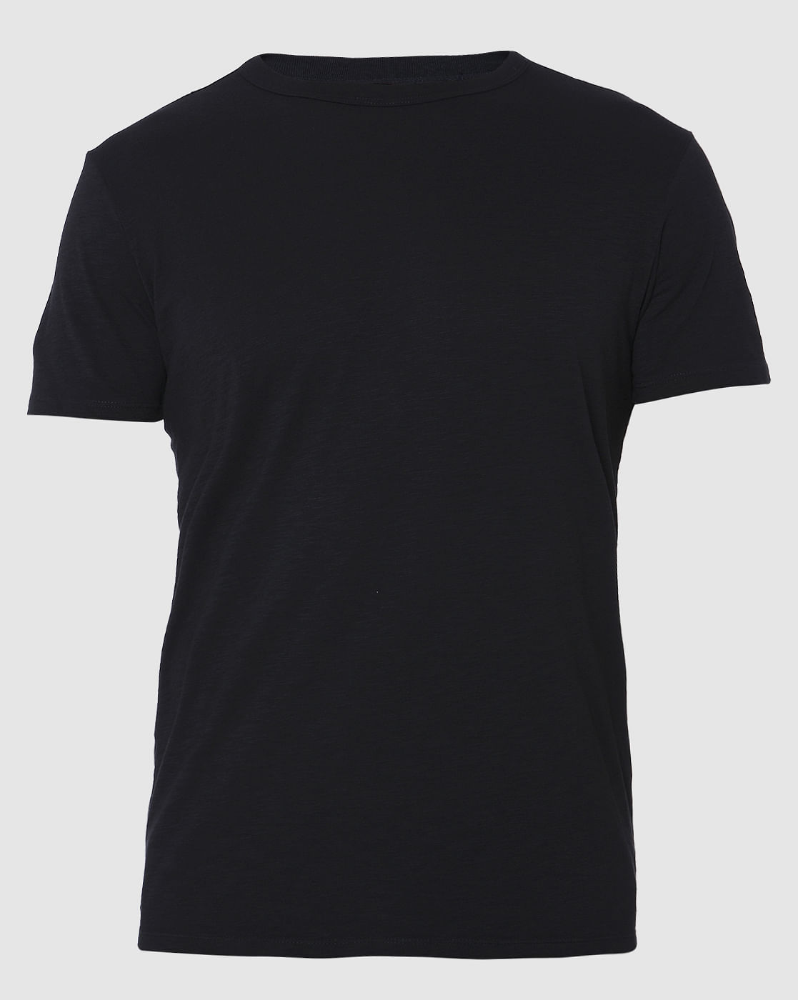 Black Crew Neck T-Shirt
