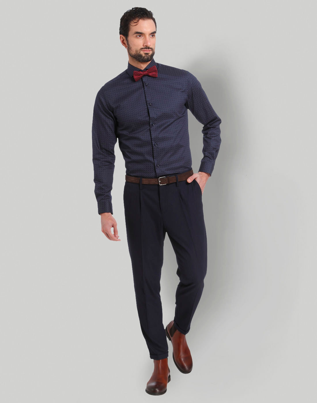 Blue Full Sleeves Shirt