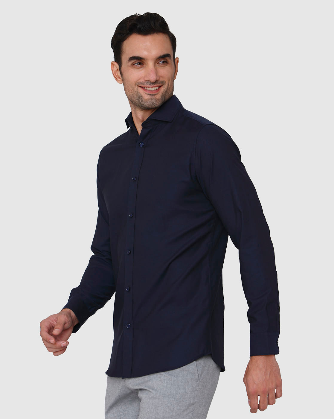 Blue Full Sleeves Shirt