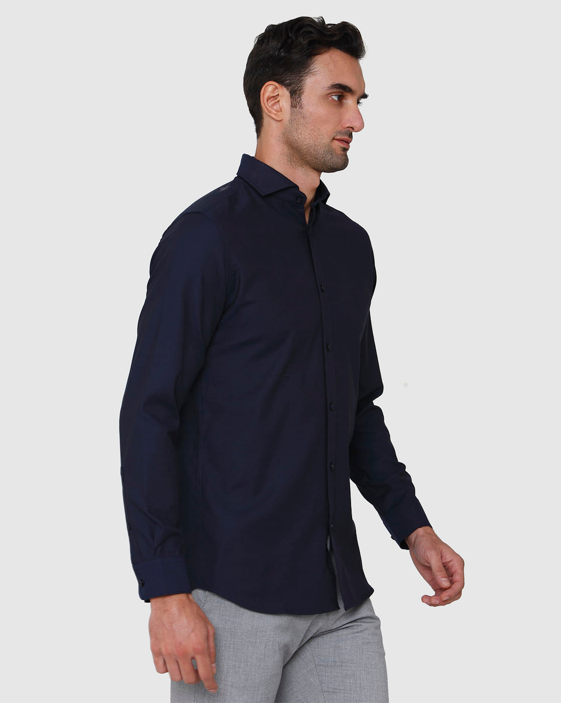 Blue Full Sleeves Shirt