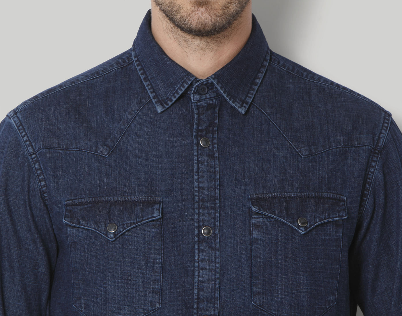 Blue Full Sleeves Shirt