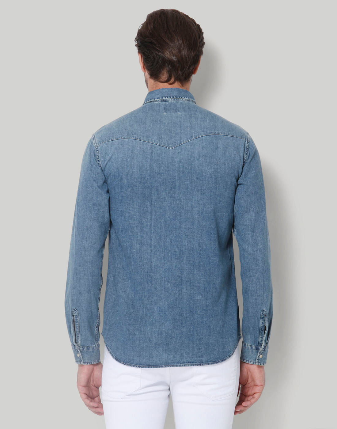 Blue Full Sleeves Shirt
