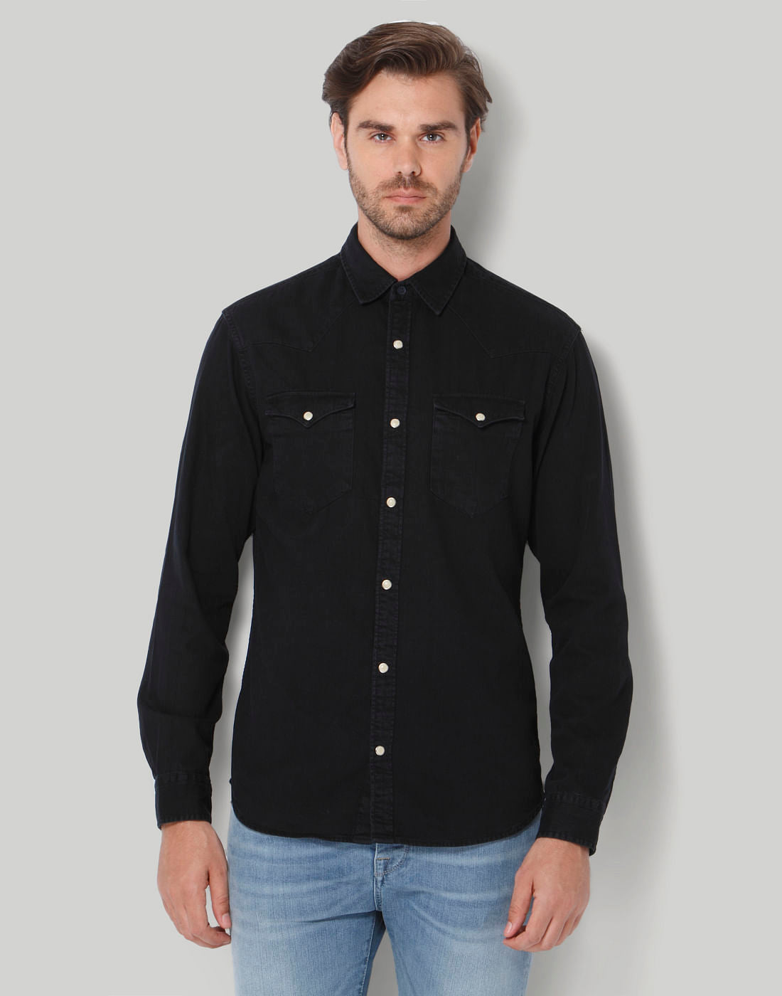Black Full Sleeves Shirt