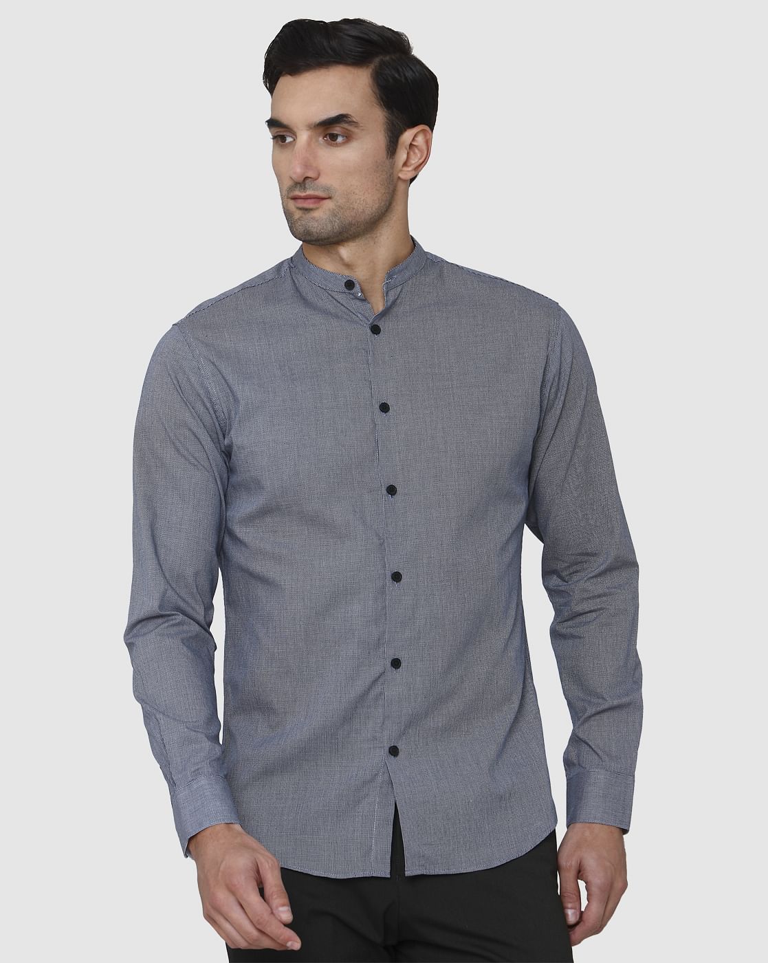 Grey Full Sleeves Shirt