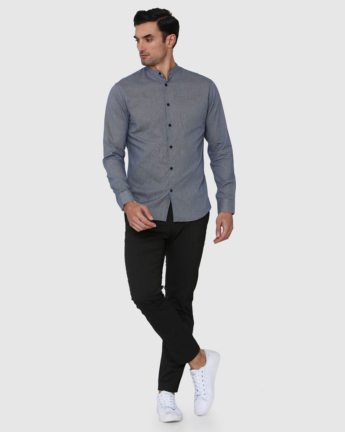 Grey Full Sleeves Shirt