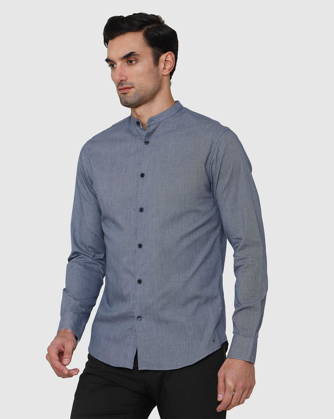 Grey Full Sleeves Shirt