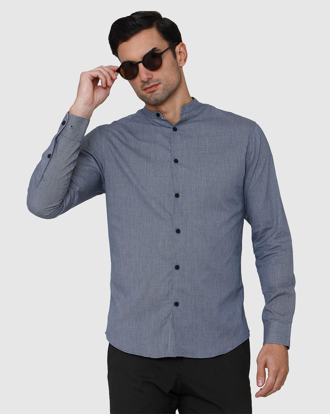 Grey Full Sleeves Shirt