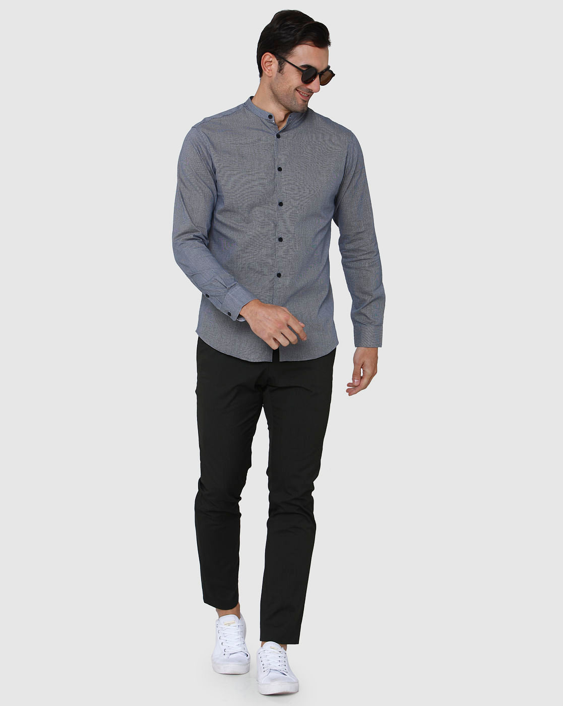 Grey Full Sleeves Shirt