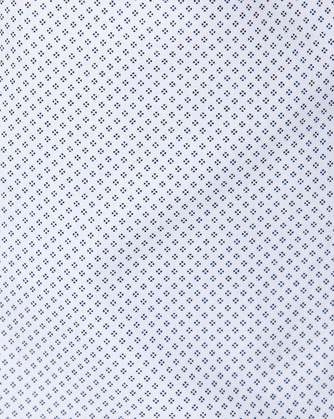 White Printed Full Sleeves Shirt