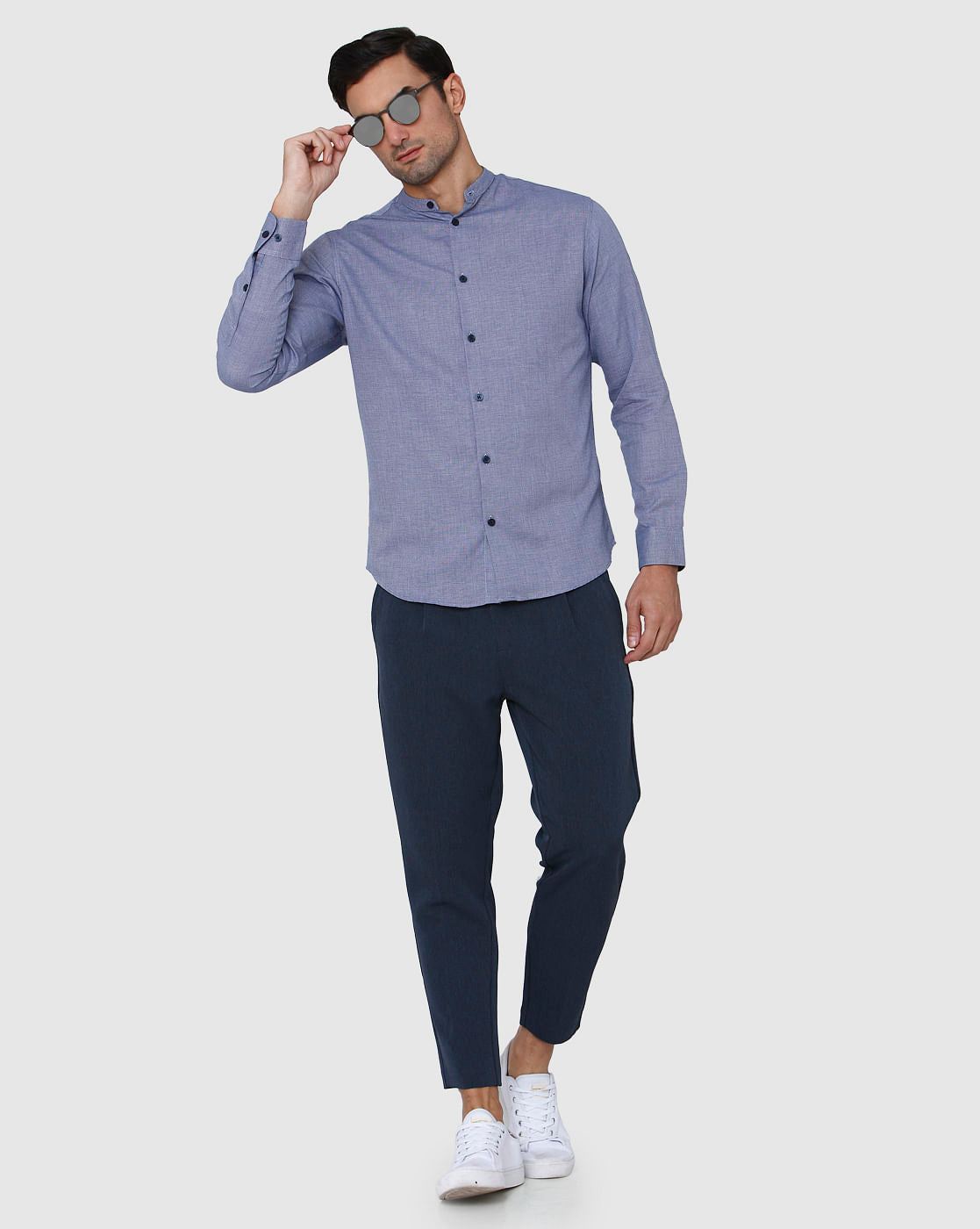 Blue Full Sleeves Shirt