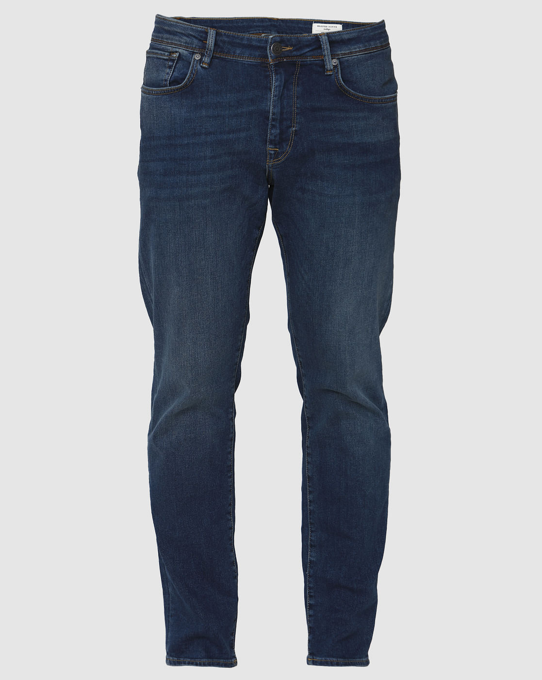 Blue Straight Fit Jeans