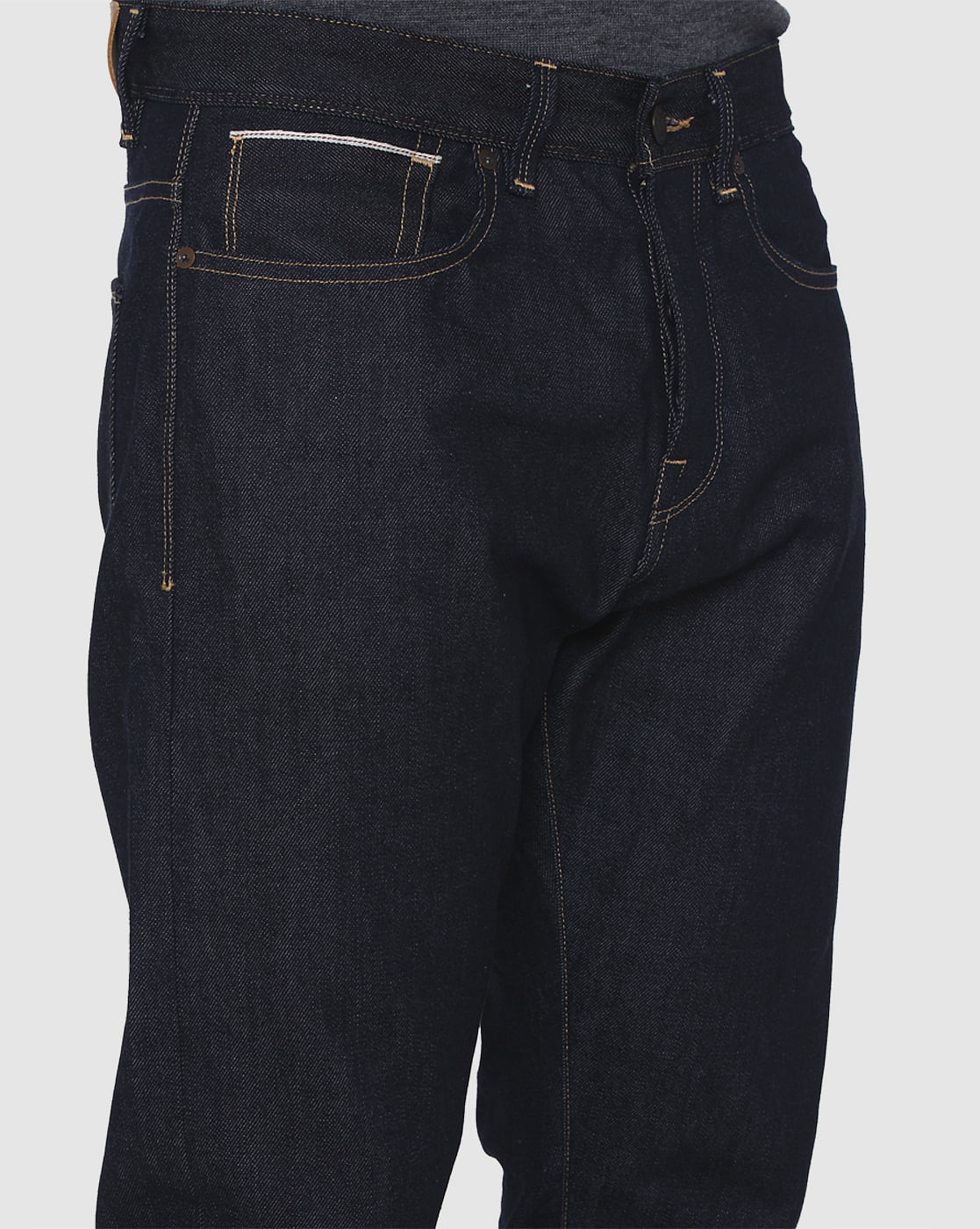 Blue Tapered Fit Jeans