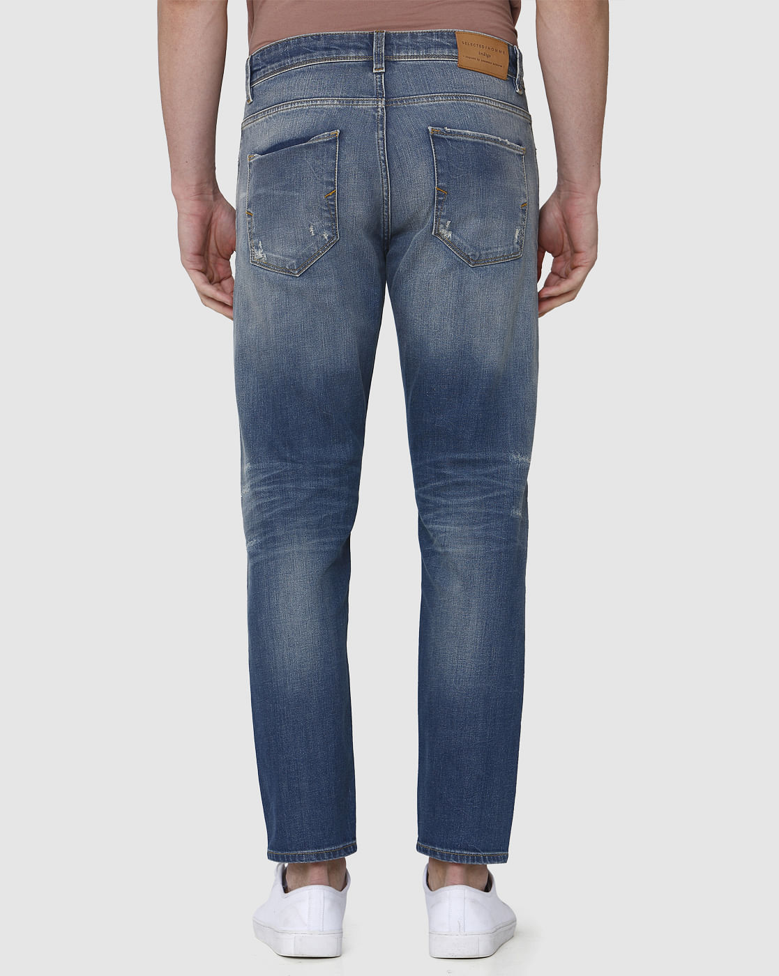Blue Tapered Fit Jeans