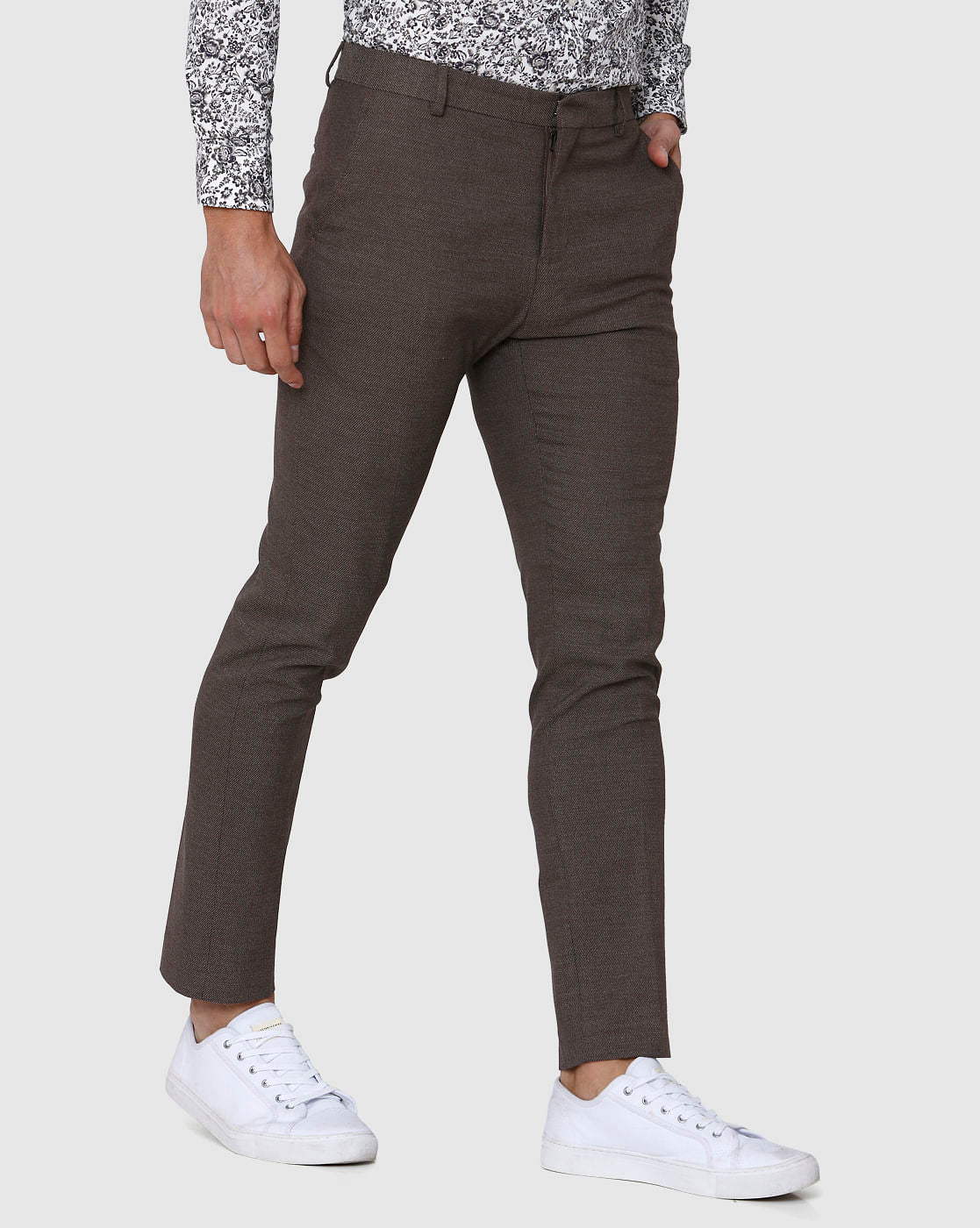 Brown Formal Trousers