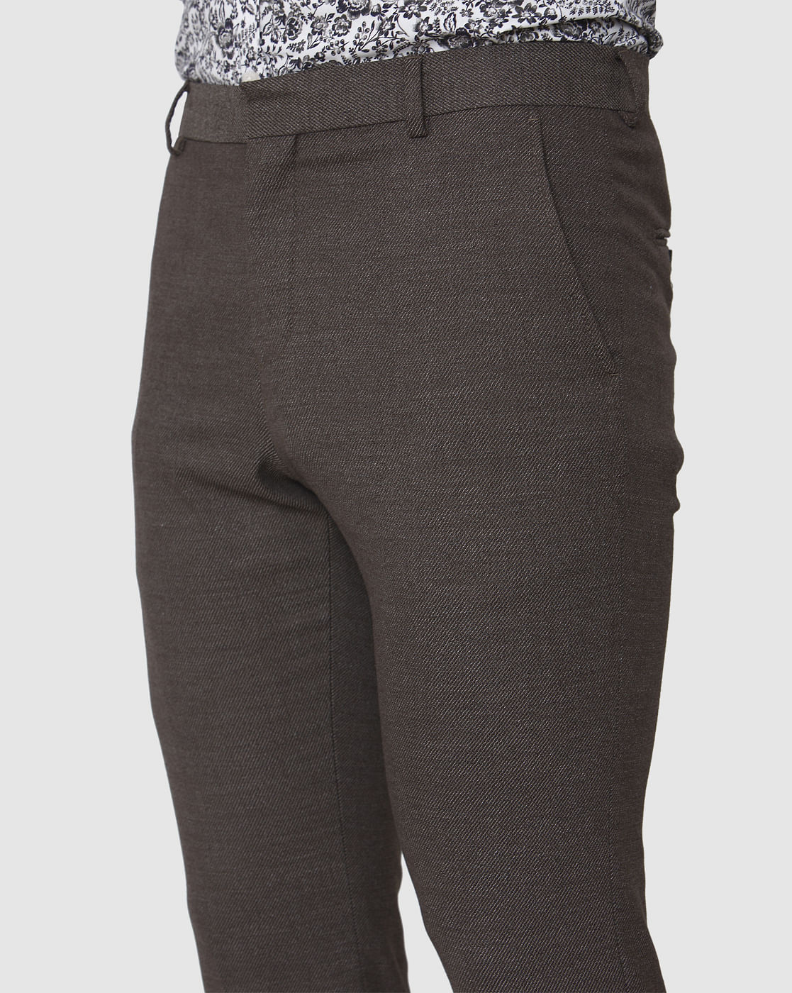 Brown Formal Trousers