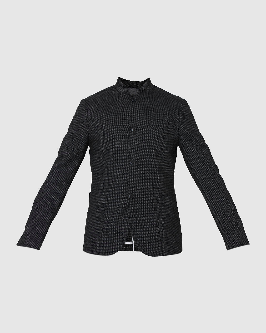 Dark Grey Slim Fit Blazer