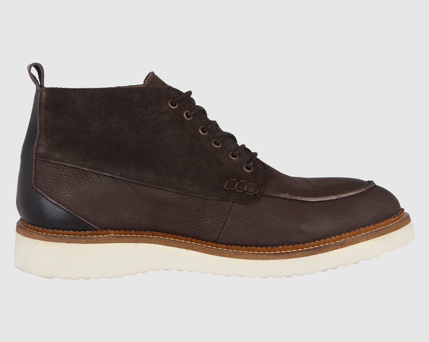 Dark Brown Leather Boots