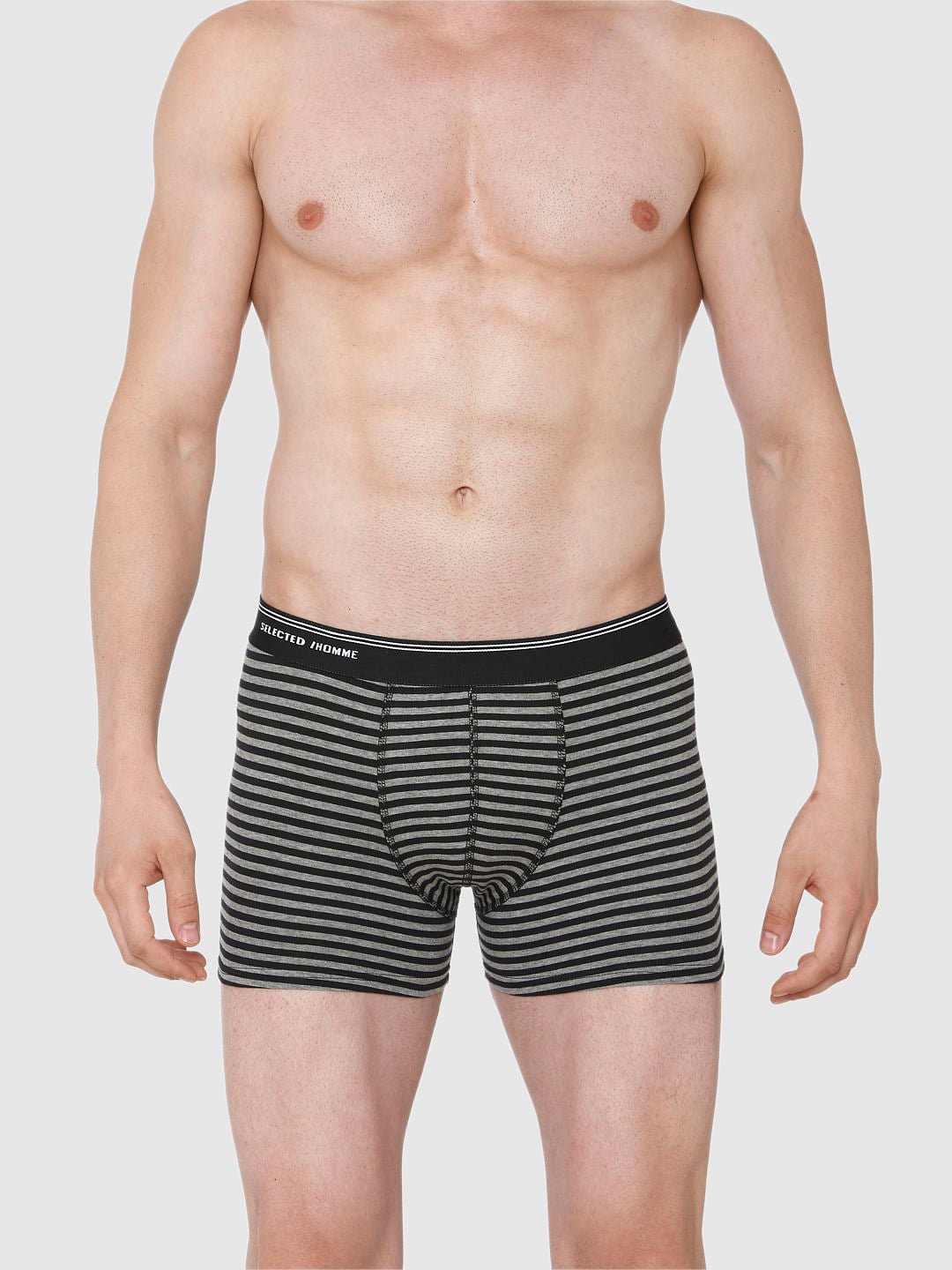 Grey Striped Trunks