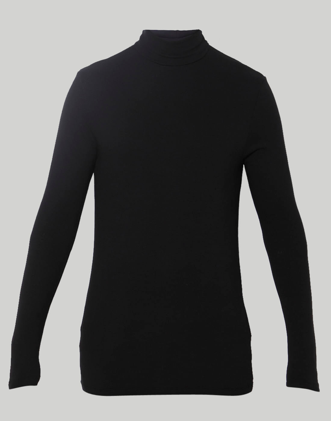 Black Turtle Neck T-Shirt