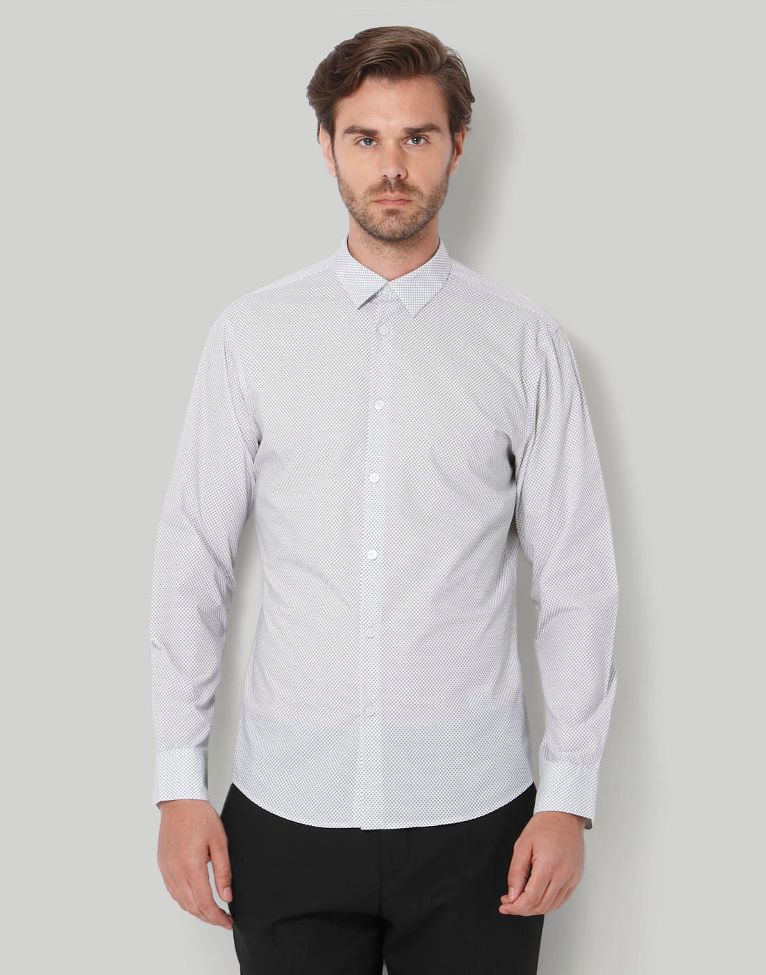 White Full Sleeves Shirt