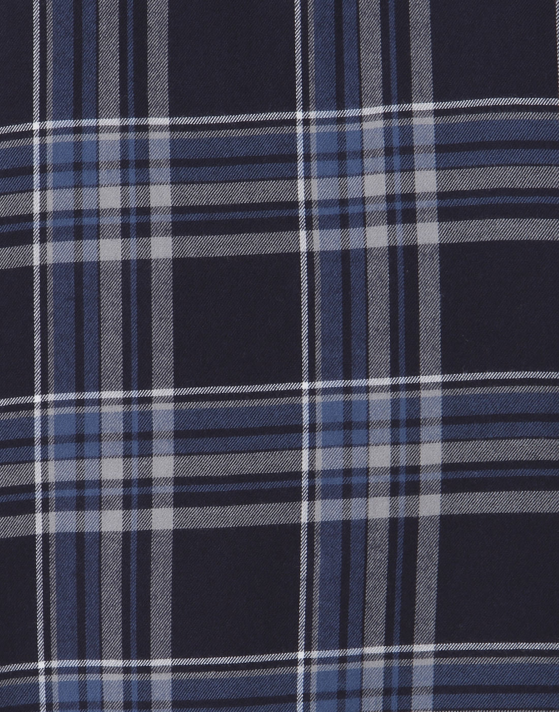 Blue Check Full Sleeves Shirt