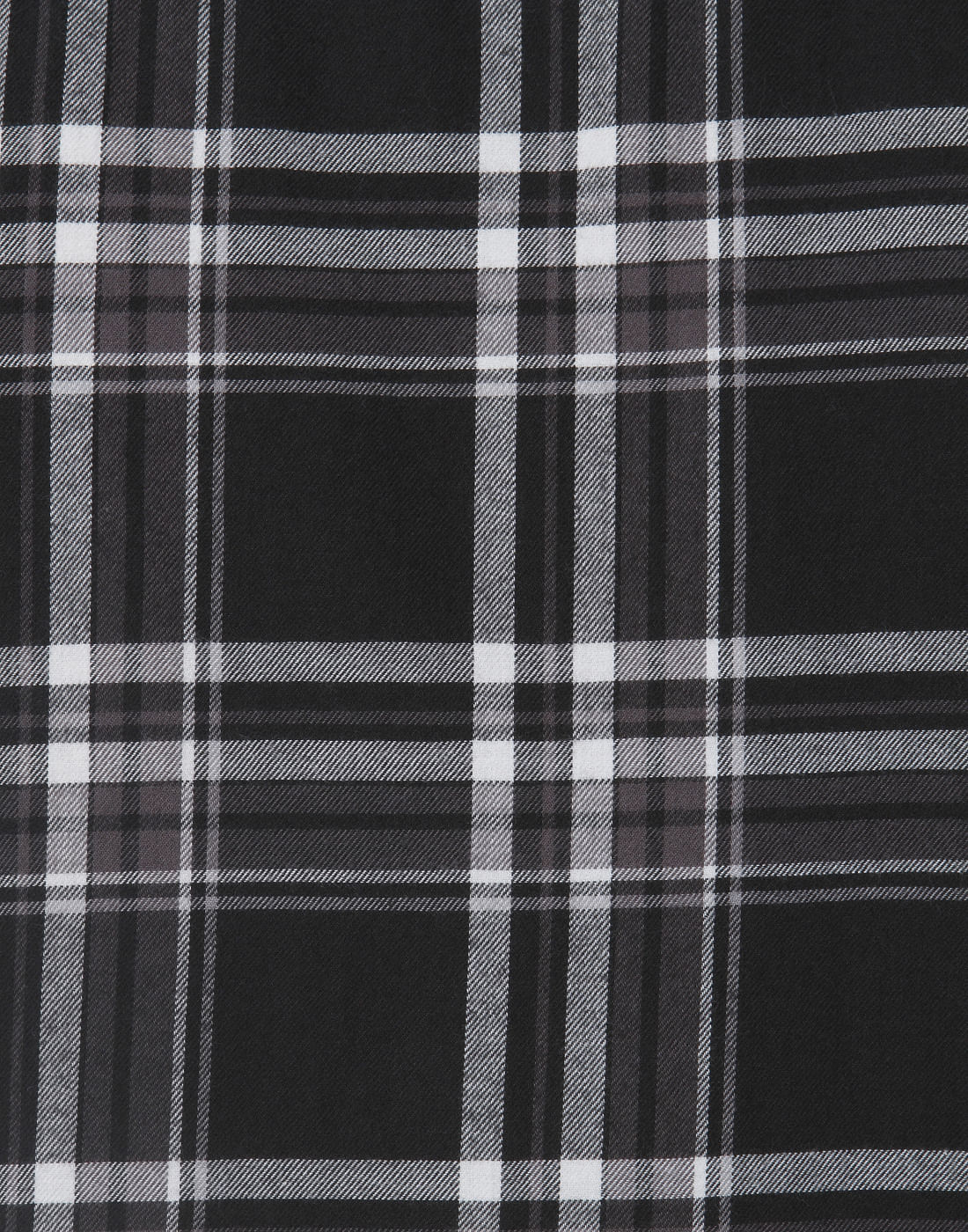 Black Check Full Sleeves Shirt
